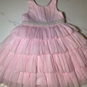 American Princess Light Pink Layered Dress